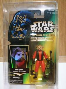 Star Wars Nien Nunb 役者サイン入り