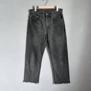 Levi’s 505 ブラック デニム サルファー USA製 リーバイス 31