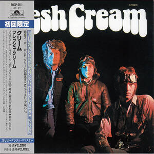 [紙ジャケ] CREAM / フレッシュ・クリーム 1966 JP ERIC CLAPTON JACK BRUCE GINGER BAKER