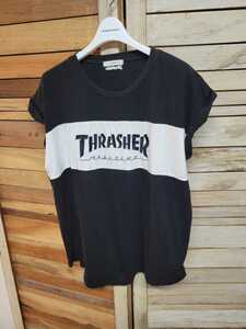 THRASHER×jouetie Tシャツ レディース スラッシャー ジュエティ ブラック 黒 希少