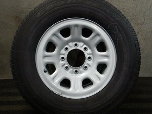 1本のみ 外T7330①■LT265/70R18 GOODYEAR WRANGLER SR-A USA スチール 8J 8H 8穴 +40 PCD180★条件付送料無料★未使用 スペア 希少