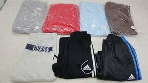 ひ500●スポーツ系の子供服●7着/ボトムス/ジャージ/パンツ/adidas/GUESS/140/JLサイズ/ウエスト58-66/種類いろいろ/詳細写真複数あり