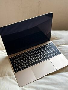 MacBook A1534(Retina,12-inch,2016)ジャンク /外装美麗ゴールド 