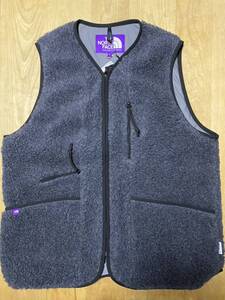 THE NORTH FACE Wool Boa Fleece Field Vest ノースフェイス パープルレーベル ウール ボア フリース フィールド ベスト M 未使用品