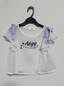 アルジー　ALGY　チュニック　夏服　子供服　子供用　140センチ　used　キッズ　トップス　オーガンジー　シアー