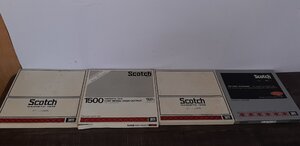 08S68■Scotch　MAGNETIC TAPE　オープンリール　４本セット■