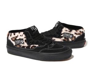 Supreme Vans Leopard Half Cab "Black" 26cm SUP-VANS-23FW-HC