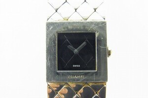 A038-00000◎ CHANEL シャネル マトラッセ レディース クォーツ 腕時計 現状品③◎