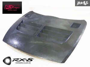 ★ストア出品/希少★ R-MAGIC Rマジック SE3P RX-8 RX8 後期 スピリットR カーボン製 軽量 エアロ ボンネット エンジンフード ダクト付き