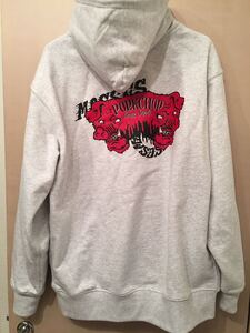 PORKCHOP × MASSES HOODIE グレー Lポークチョップ ガレージサプライ マシス パーカー HRCS2023限定