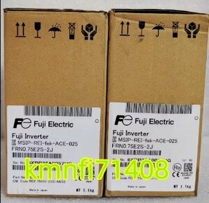 【新品★Ｔ番号適格請求書/領収書】富士電機 インバーター FRN0.75E2S-2J ★保証6ヶ月