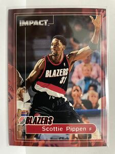 NBAカード　スコッティ・ピッペン　SCOTTIE PIPPEN FLEER SKYBOX IMPACT’99-‘00【ブレイザーズ時代】