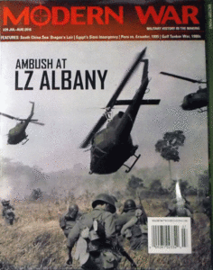 DG/MODERN WAR NO.24/LZ ALBANY IA DRANG VALLEY 17-18 NOVEMBER 1965/駒未切断/日本語訳無し