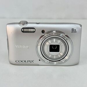 【動作未確認】Nikon ニコン COOLPIX S3600 シルバー デジカメ コンパクトデジタルカメラ K32