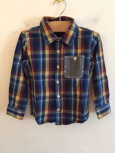 【送料無料】中古 TOMMY HILFIGER トミーヒルフィガー ネルシャツ サイズ104