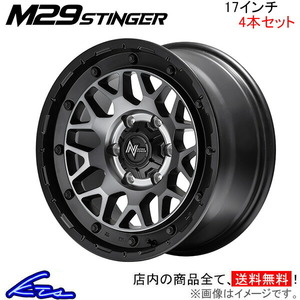 MID ナイトロパワー M29スティンガー 4本 ホイール ランドクルーザープラド【17×8J 6-139 INSET20 セミグロス】120系 NITRO POWER