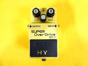 【USED!BOSS コンパクトエフェクター Super Over Drive SD-1★ボス/スーパーオーバードライブ/歪み系 ※現状品＠送料600円（11）】