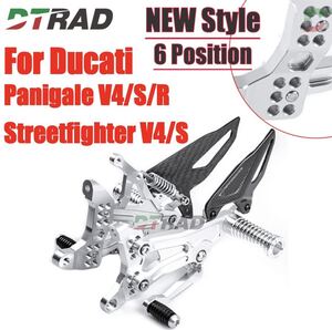 新品/パニガーレ v4/v4s/v4r/バックステップカーボンピールガード次/DTRAD RACING/ドゥカティ/panigale/New For DUCATI