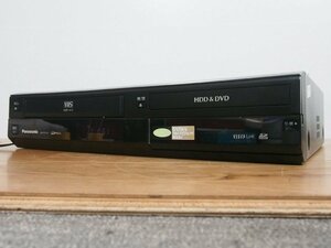 ☆【2H0520-14】 Panasonic パナソニック VHSビデオ一体型DVDレコーダー DMR-XP25V 2009年製 DIGA HDD内蔵 ジャンク