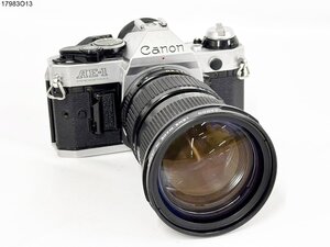 シャッターOK Canon キャノン AE-1 PROGRAM FD 35-105mm 1:3.5 一眼レフ フィルムカメラ ボディ レンズ 現状品 17983O13-8