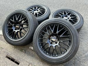 BBS FORGED RS(786.788) 18inch(8.0jj+35)×2 (9.0jj+35)×2 5H PCD114.3 1円スタート売り切り! 4本セット(225/45.235/45)鍛造 軽量 高剛性