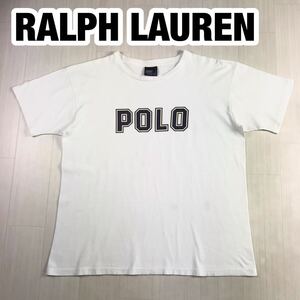 RALPH LAUREN ラルフローレン 半袖Tシャツ M ホワイト ビッグシルエット US製