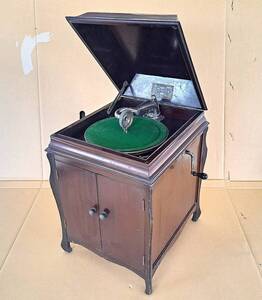 VICTORA蓄音機　動作確認済　蓄音器　（PHONOGRAPH TALKING MACHINE）