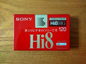 8ミリビデオテープ 120分 1巻 P6-120HHG2