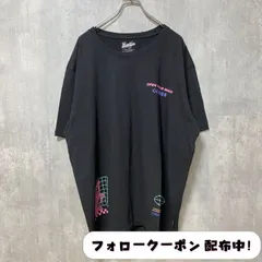 古着 used　Brooklyn Cloth　ブルックリンクロス　半袖プリントTシャツ　ブラック　黒　レトロ　オーバーサイズ