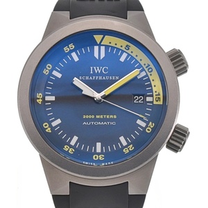 IWC IWC SCHAFFHAUSEN IW353804 アクアタイマー オートマティック 2000 チタン/ラバー 自動巻き メンズ 良品 P#135019