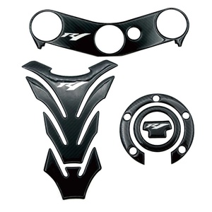 ヤマハYZfr1,yzf r1,yzf1000,2002,2003,2004,オイルガスタンク,パッドステッカー,保護,トリプルクランプ,オートバイ用,2005 2006