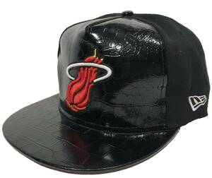 [並行輸入品] New Era ニューエラ NBA Miami Heat マイアミ ヒート フロントデザイン スナップバックキャップ