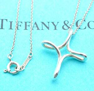 Tiffany & Co. ティファニー インフィニティクロス ネックレス PERETTI ペレッティ スターリングシルバー925 銀 3.4g 4443