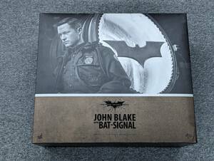 未使用品 ホットトイズ バットマン Hot Toys The Dark Knight Rises　MMS274 1/6 John Blake with Bat-Signal