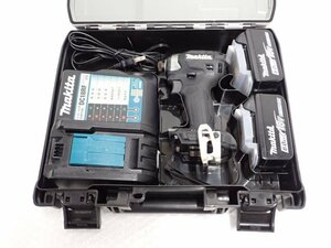 makita TD173D RGXB マキタ 18V 充電式 インパクトドライバ バッテリー2個/充電器付 動作品 説明書/ケース付 ∬ 6E789-1