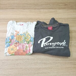 ◇ 《 Paragraph パラグラフ まとめ売り2点セット Tシャツ トレーナー レディース 》 E 1406180099725