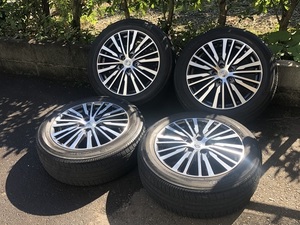 日産 純正 エルグランド PE52 E52 ホイール タイヤ 18インチ 225/55R18 4本 セット 350ハイウェイスター