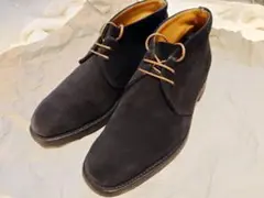 GRENSON チャッカブーツ スエード 6/F ブラック