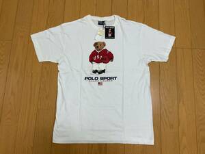 新品 90s ラルフローレン ベアー Tシャツ USA製 Mサイズ RALPH LAUREN