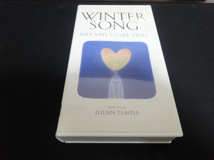 ドリカム♪　VHSビデオ　 WINTER SONG　DREAMS COME TRUE　中古品　歌詞カード付