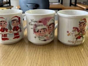 ペコちゃん　クリスマス　マグカップ　3客セット