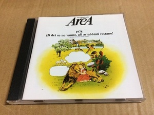 CD Area アレア 1978 輸入盤 送料無料 Gli Dei Se Ne Vanno.Gli Arrabbiati Restango!