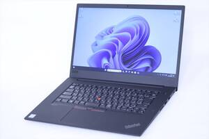 【即配】32GBメモリ GTX1650 Corei7 Windows11搭載 バッテリー良好 ThinkPad X1 Extreme i7-9750H RAM32G SSD512G 15.6FHD