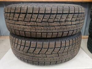 札幌 引き取り可 185/65R15 2本 YOKOHAMA ice GUARD iG60 格安溝あり 冬タイヤ中古 IK-375-2