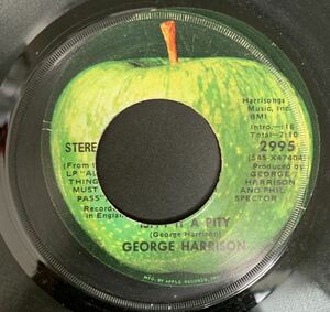 『エラー』Goerge Harrison・My sweet road・Apple-2995・両面プレスエラー