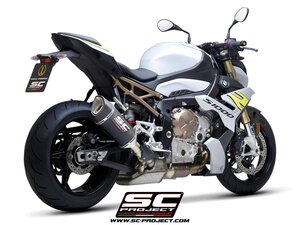 【国内在庫】SC-PROJECT SCプロジェクト SC1-R カーボン スリップオンサイレンサー 公道走行可 ユーロ5対応 バッフル付 BMW S1000 R 