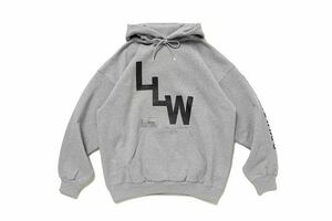 希少★新品本物【黒★XL】LLW HOODY COTTON袖ロゴ フーディ パーカー 正規店購入 スポット ダブルタップス spot 限定入手困難 Wtaps 即発送