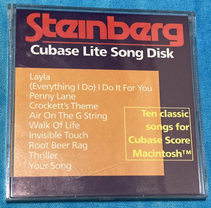 Steinberg Cubase Lite Song Disk ☆ MIDI データ曲集ディスク