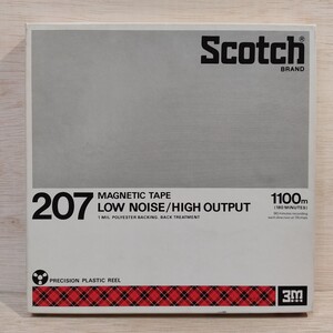 【中古】『Scotch 207 LOW NOISE/HIGH OUTPUT 1100m 180分』オープンリールテープ 10号 オープンリール オーディオ 音響機器 スコッチ