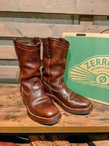 ZERROWS ゼローズ ウエスタンペコス ブーツ 27.5cm 9EEウエスコ WESCO BOSS MOTORCYCLE BOOTS 